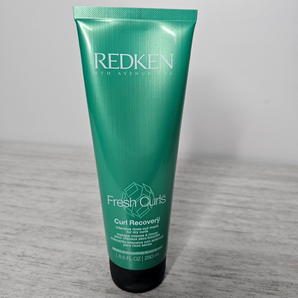 REDKEN Fresh Curls Curl Recovery Intensive Rinse-Out Mask Moisturizing NEW 8.5OZ